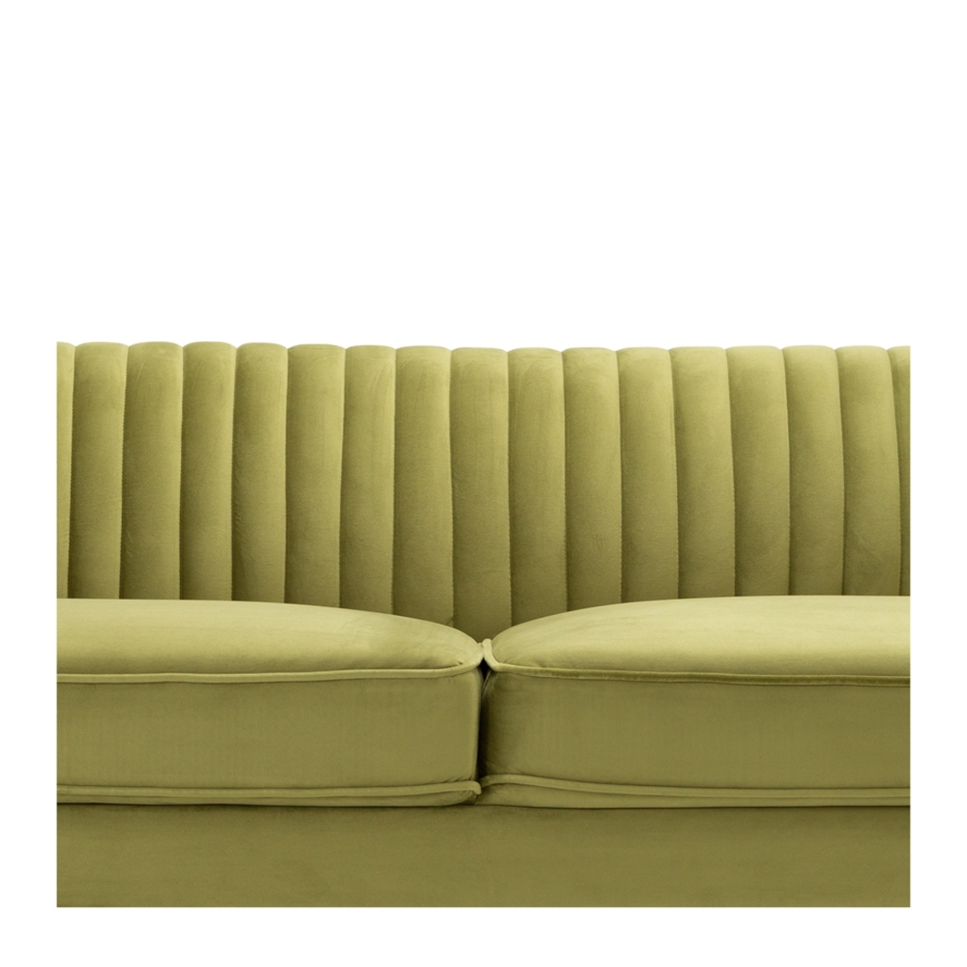 Madison 3 Seater Sofa - Greenery Velvet image 5